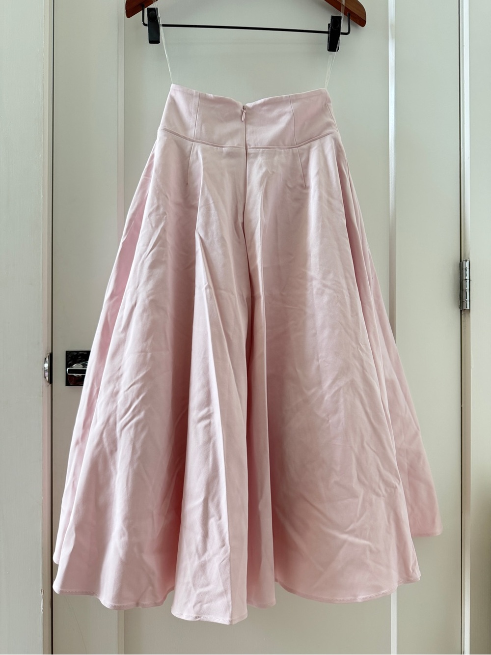 House of CB Rita Ballerina Baby Pink A-Line Midi Skirt Size XS - Picture 4 of 12